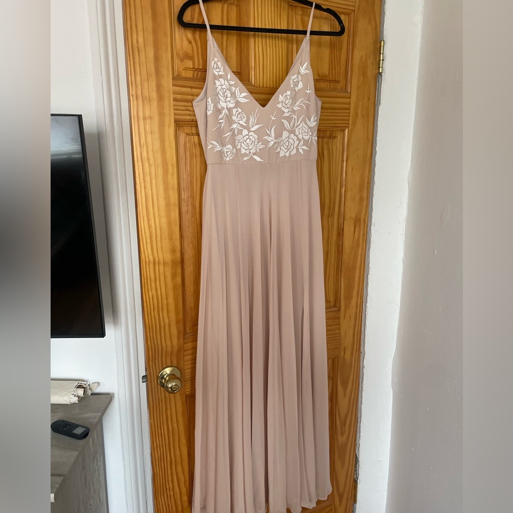 Beautiful BHLDN blush dress